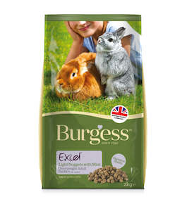 Burgess Excel Light Rabbit Nuggets with Mint 2kg