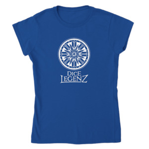 Dice Legenz Royal Seal - White on Dark (Women's Tee) Dice Legenz