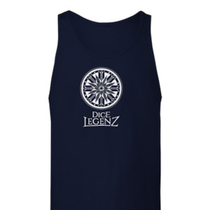 Dice Legenz Royal Seal - White on Dark (Tank Top) Dice Legenz