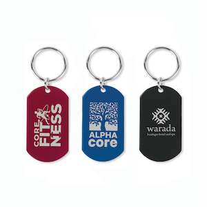 Screen printing: Lotus Key Ring