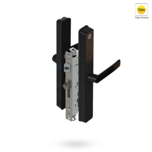 Security system installation: YALE UNITY SLIM SMART LOCK ALU RETROFIT BLACK