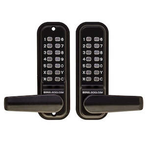 Borg Mechanical Digital Door Lock with Lever Back to Back Easicode Pro Keypads