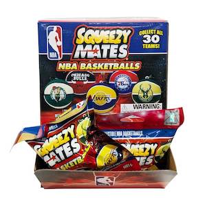 Squeezy Mates 2024 NBA 2.5” Squishy Team Basketball