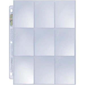 Supplies: Ultra Pro Platinum 9 Pocket page