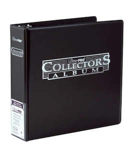 Supplies: Ultra Pro 3 Inch Black Collectors Album