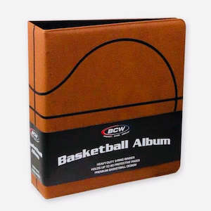 Supplies: BCW 3 inch Album - Basketball Collectors Album - Premium Brown