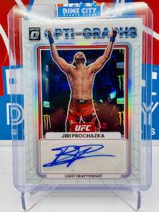 Ufc Singles: Panini Optic 2023 UFC Opti Graphs Autograph White Prizm