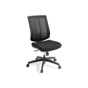 Eden Rally Synchro Highback Mesh Chair Black