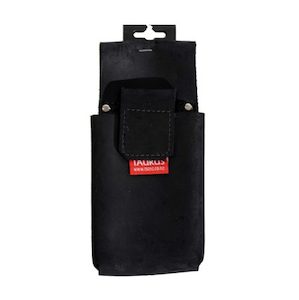 Leather Smart Phone Pouch Black