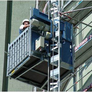 Building, non-residential construction - commercial buildings, hotels: Hoists