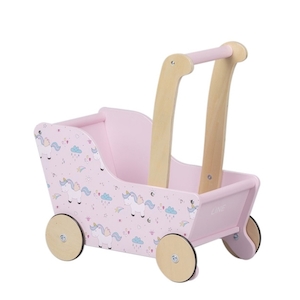 Moover Line Pram Pink Unicorn