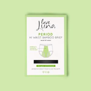 Periods: Love Luna - HI WAIST BRIEF