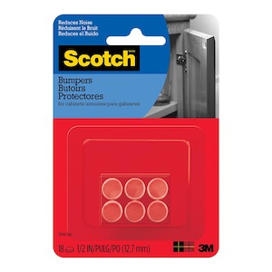 Scotch Bumpers, Clear, 12mm, Pack of 18 (SP943-NA)