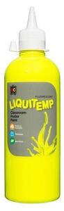 Liquitemp Fluorescent Classroom Poster Paint 500ml - Yellow