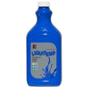 Liquitemp Fluorescent Classroom Poster Paint 2 Litres - Blue