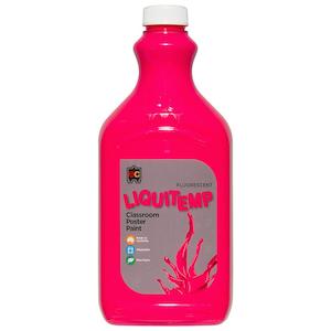 Liquitemp Fluorescent Classroom Poster Paint 2 Litres - Pink