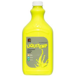 Liquitemp Fluorescent Classroom Poster Paint 2 Litres - Yellow