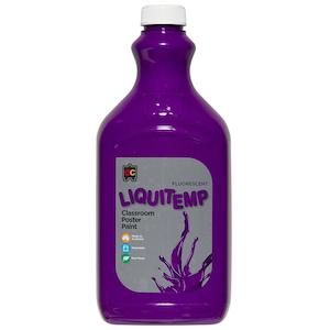 Liquitemp Fluorescent Classroom Poster Paint 2 Litres - Purple