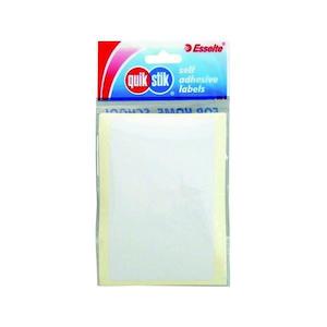 Quikstik White Permanent Labels 70 x 108mm