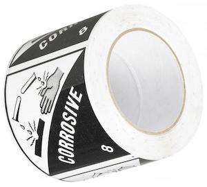 CORROSIVE 8 Printed Rippable Sellotape RIP096C Label 96mm x 100mm