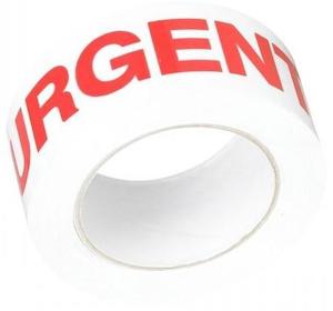 URGENT Printed Rippable Sellotape RIP048U Label 48mm x 250mm