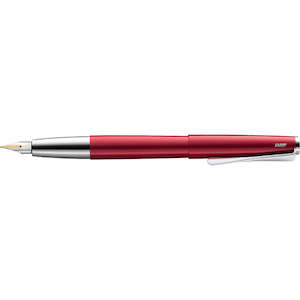 Lamy Studio Fountain Pen Gloss Piano Red with 14kt Medium Nib (068)