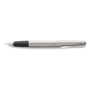 Lamy Studio Fountain Pen Brushed Steel Fine Nib (065)