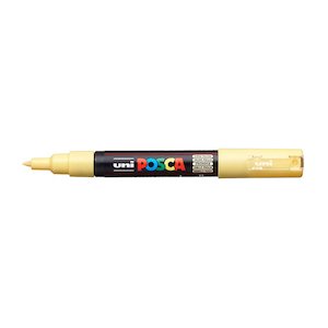 Uni Posca Paint Marker PC-1M, Straw Yellow, 0.7mm Ultra-Fine Round Tip