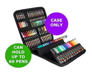 POSCA Large Hardshell Storage Case, Holds 60 Paint Markers, Markers NOT Included