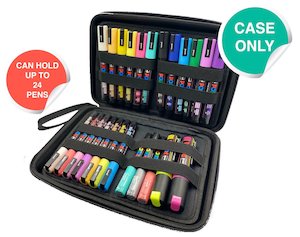 POSCA Small Hardshell Storage Case, Holds 24 Paint Markers, Markers NOT Included