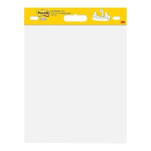 3M Super Sticky Mini Easel Pad 381mm x 457mm x 6 Pads