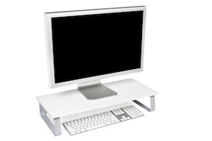 Kensington Slim Monitor Stand, White