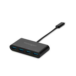 Kensington CH1200 USB-C 4 Port Hub, Black