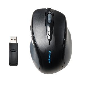 Kensington Pro Fit Wireless Full-Size Mouse - Optical - Wireless - Radio Frequen…