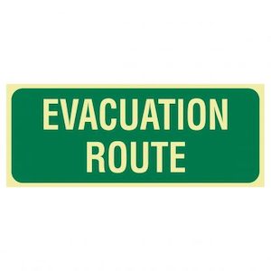 Exit Sign – Evacuation Route