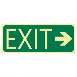 Exit Sign – Exit Arrow Right