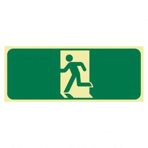 Exit Sign – Running Man