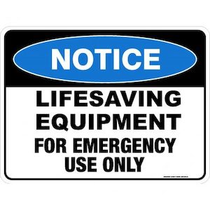 Products: Lifesaving Equipment For Emergency Use Only