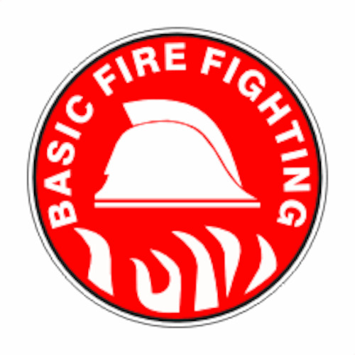 Hard Hat Stickers Basic Fire Fighting