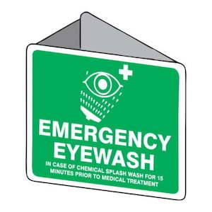 Products: 3d Emergency Eye Wash Sign