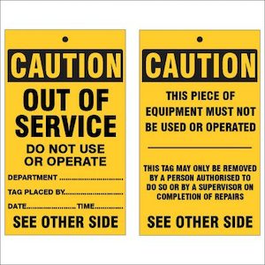 Caution – Out Of Service