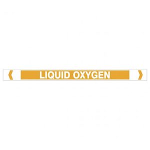 Liquid Oxygen Pipe Markers