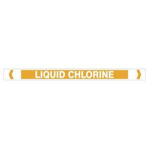 Liquid Chlorine Pipe Markers