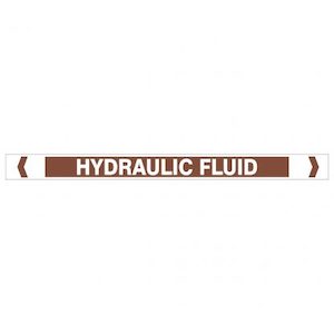 Hydraulic Fluid Pipe Markers