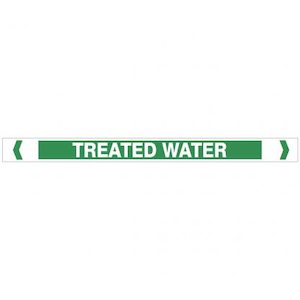 Treated Water Pipe Markers