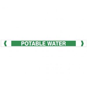 Potable Water Pipe Markers