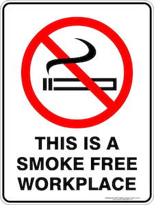 This Is A Smoke Free Workplace