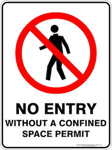 No Entry Without A Confined Space Permit