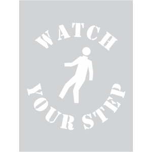 Watch Your Step Stencil