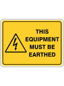 This Equipment Must Be Earthed